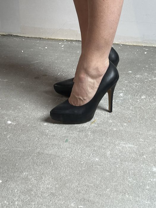 Szpilki 3 pary czarne bezowe nude ombre rozmiar 39