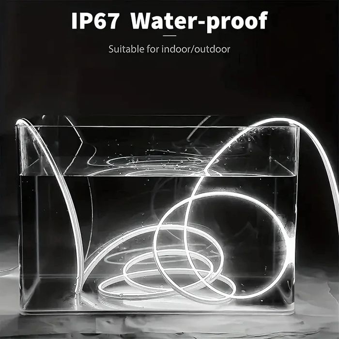 Неон лента 1м. Белая