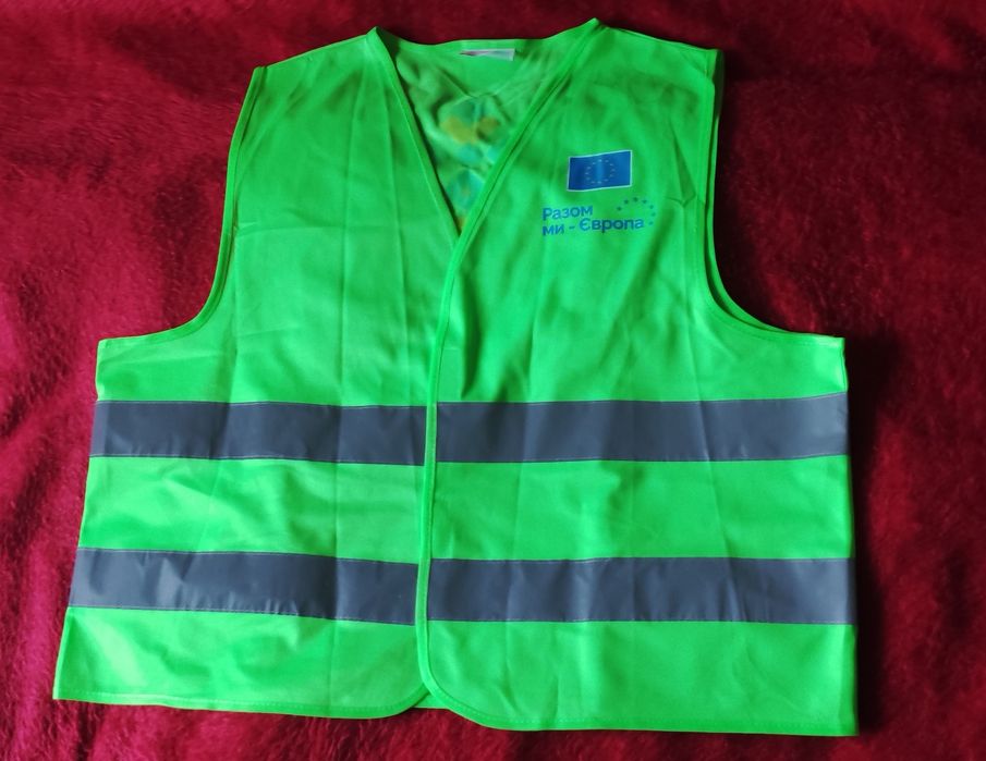 Світловідбиваючий жилет зелений, XL, XXL