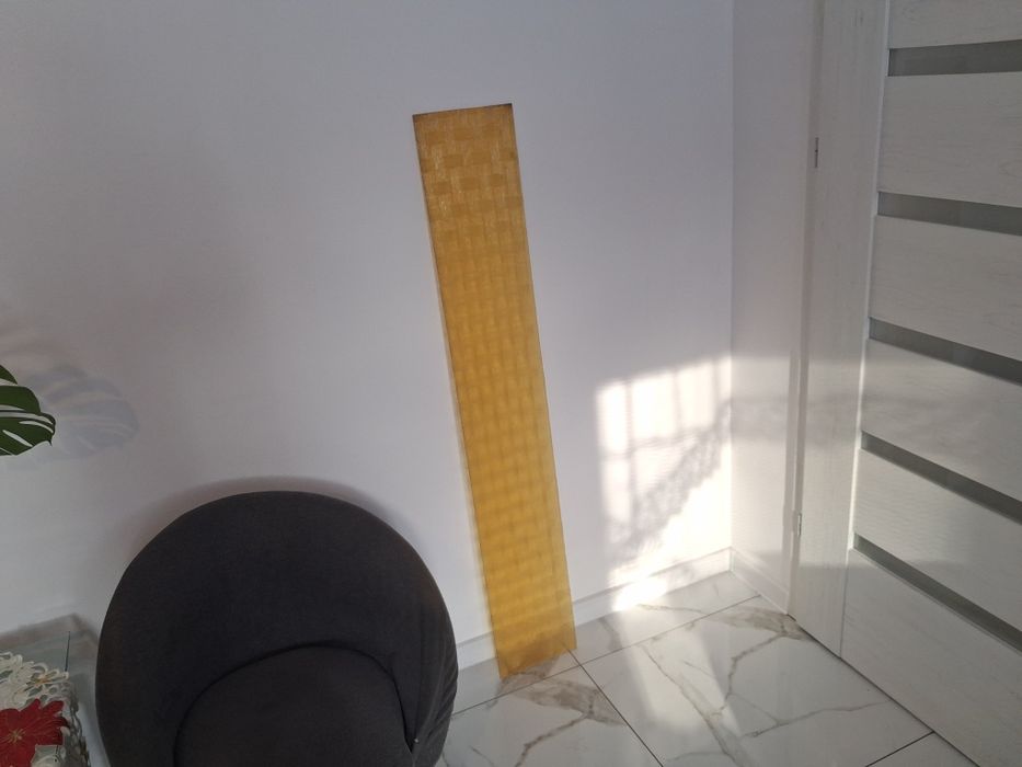 Miodowe szyby Ornamentowa w Dobrym Stanie 27 sztuk