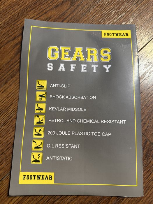 Чоботи з натуральної шкіри Gears Safety