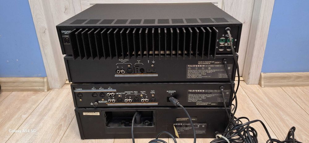 Wieża Telefunken STP-1 STM-1 STT-1 STC-1 ! STAN BARDZO ŁADNY Unikat !