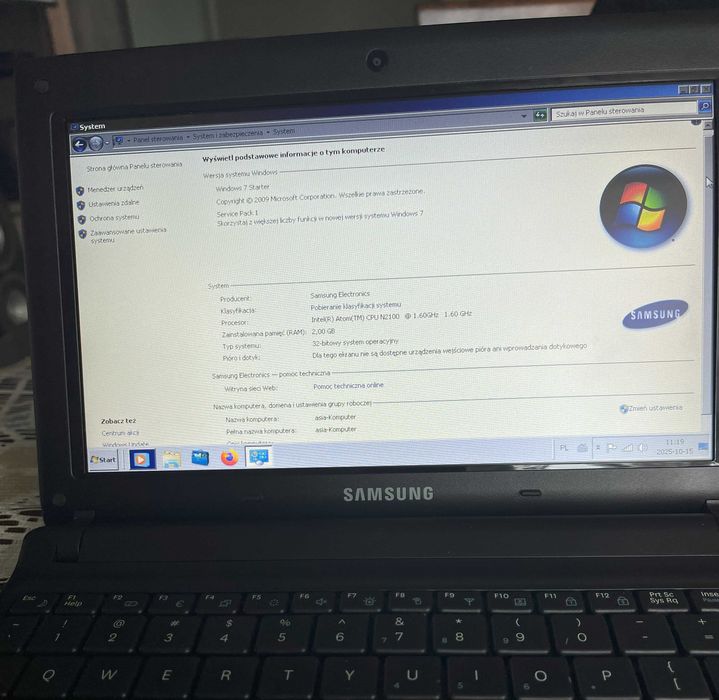 netbook Samsung 10"