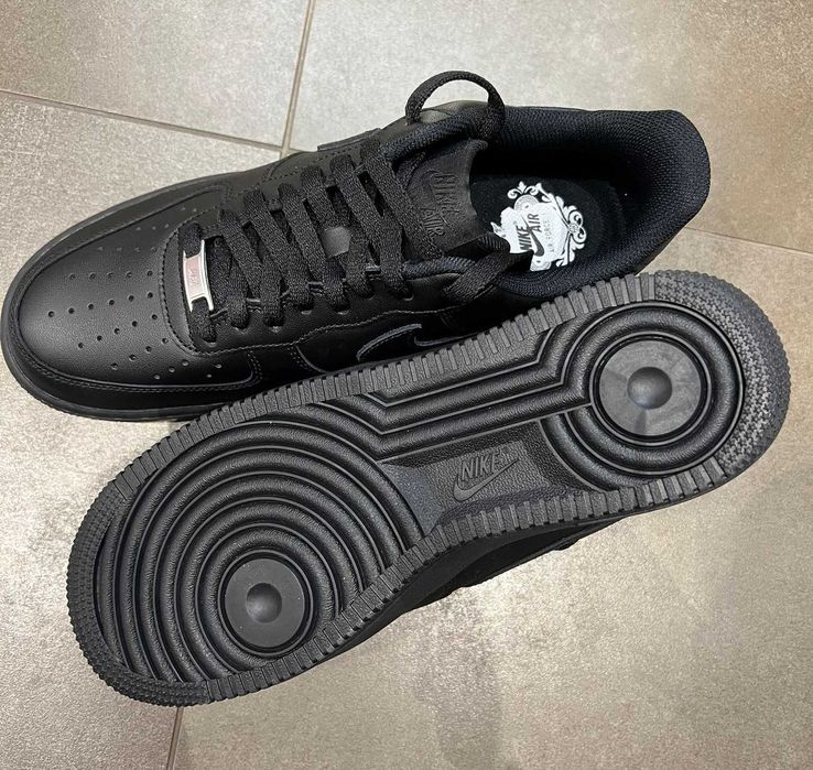 Nike air force 1 buty czarne nike NOWE meskie air force black 43