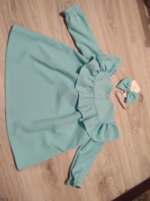 Sukienka Boho rozm 86, (święta)