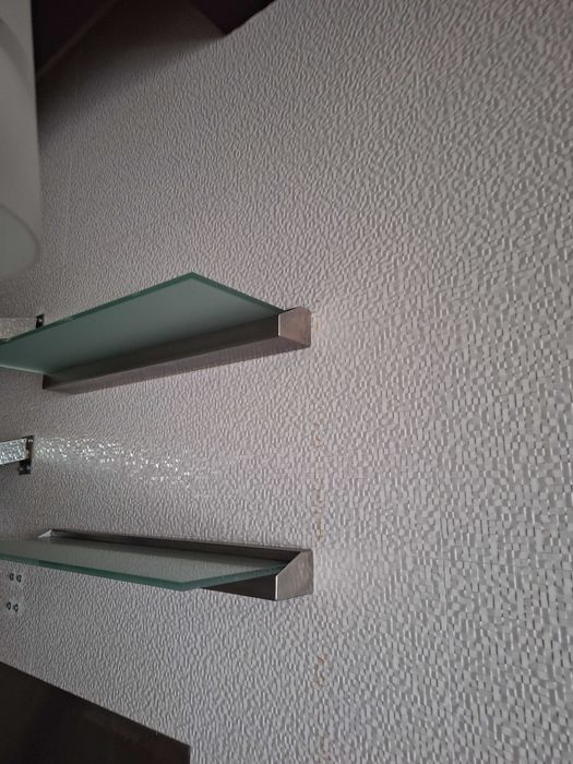 Prateleiras em vidro e inox - 4 Prateleiras