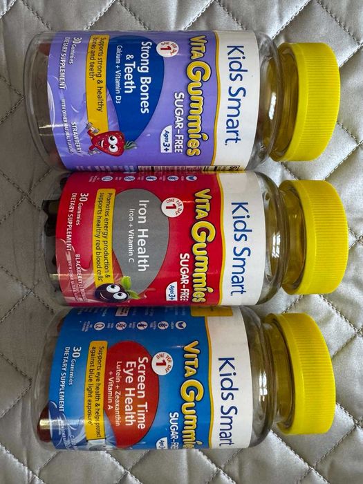 Мультивітаміни омега для дітей California Gold Solaray Kids Smart