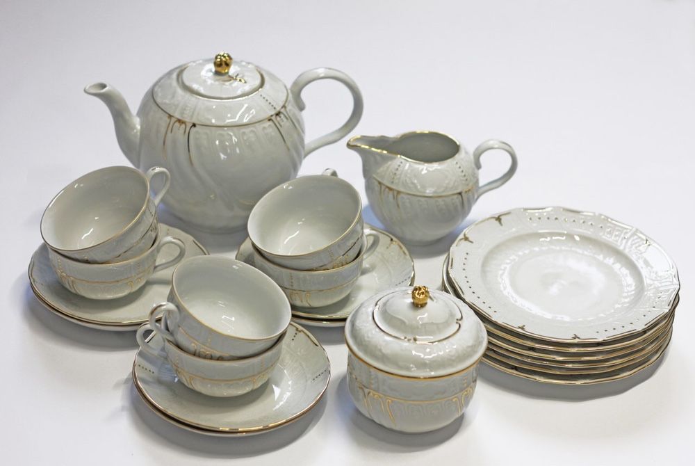 Набор чешской фарфоровой посуды Pirken Hammer.