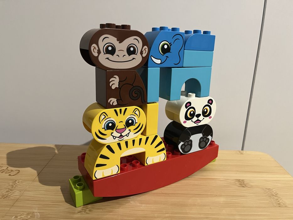 Lego duplo 10884 zwierzeta malpa panda słoń tygrys zoo