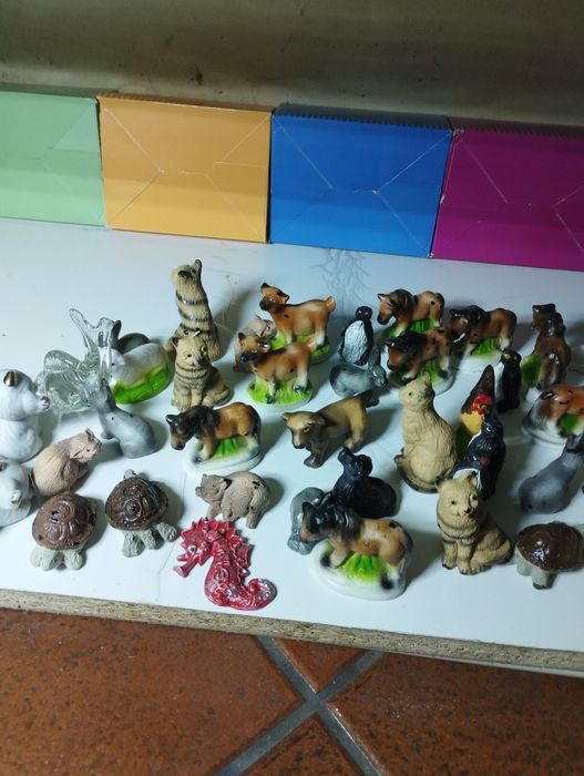 Casinhas e figuras de Natal