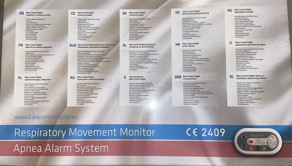 Monitor oddechu baby control digital bc-230i bliźniaki