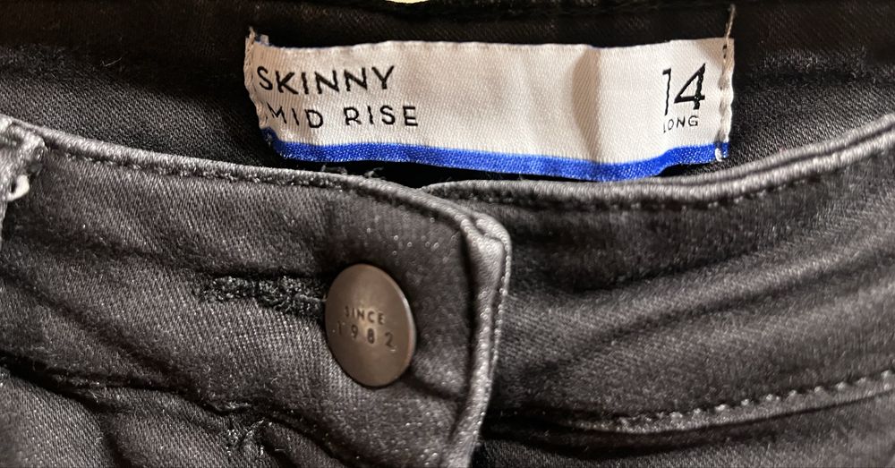 Чорні SKINNY джинси