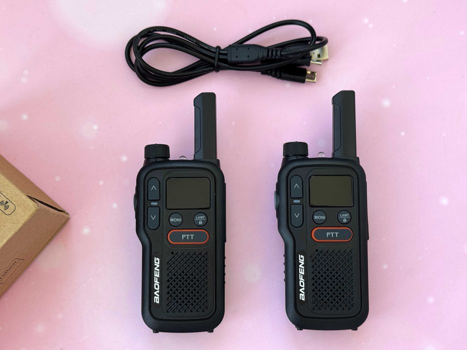 Комплект раций с аккумуляторами (цена за 2 шт)