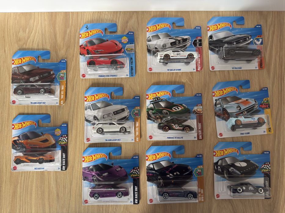 Hothweels Porsche, Ferrari, McLaren, etc