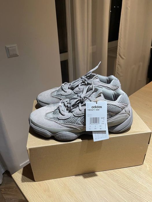 adidas Yeezy boost 500 ash grey 43 Utility white black granite bone t