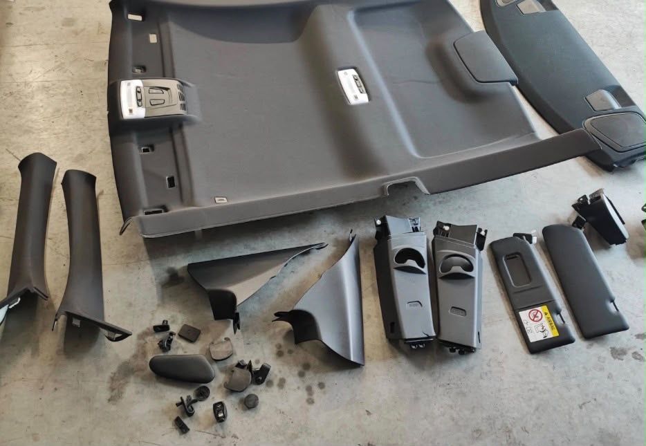 Forra do Teto preto e acessorios BMW f20