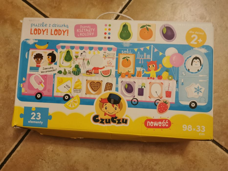 Puzzle lody czuczu dla dzieci 2+