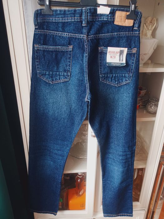 Spodnie dżinsowe męskie Springfield Regular-W28 /165 roz M