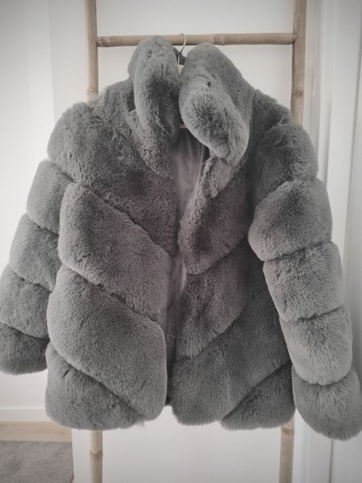Casaco de pêlo M White Deer cinza