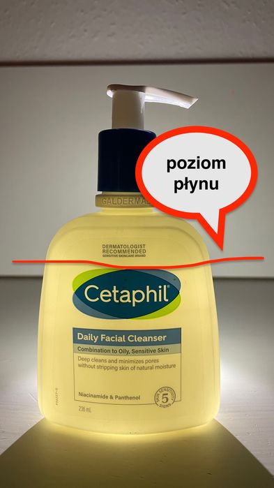 (70) Cetaphil Daily Facial Cleanser Combination To Oily, Sensitive Skin, 236ml