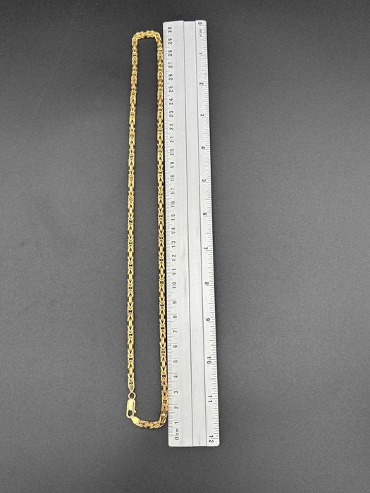 Złoty Łańcuch Splot Królewski Złoto 585 14K Waga 69,39 Gram