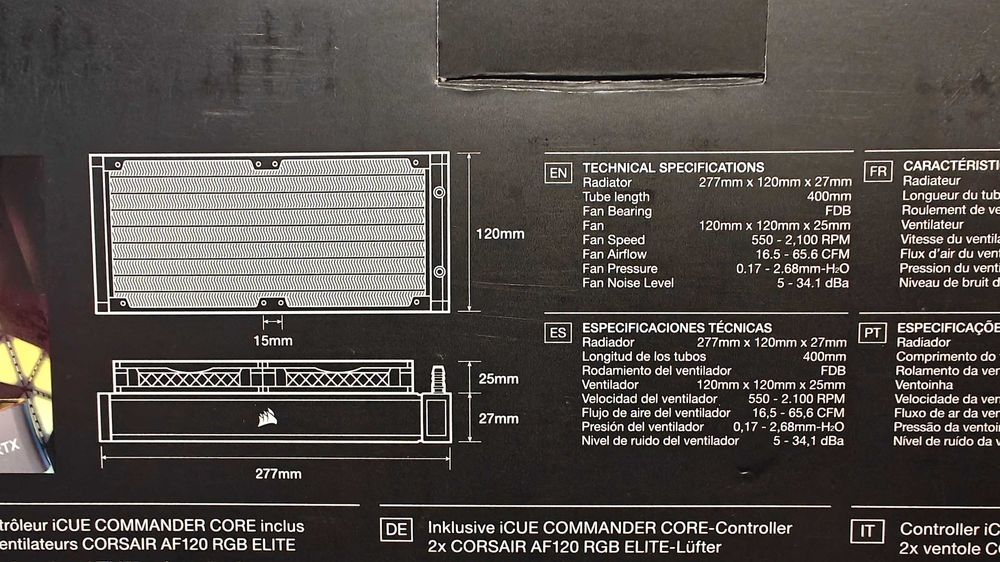 Corsair iCUE H100 Elite LCD XT - chłodzenie wodne nowe nieużywane TOP