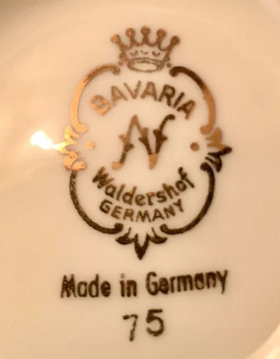 SERVIÇO de CAFÉ - Bavaria Waldershof - anos 50 - 10 chávenas
