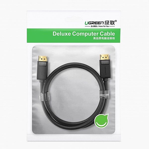 Ugreen kabel przewód DisplayPort 1.2/4K 2 m czarny (DP102, 10211)