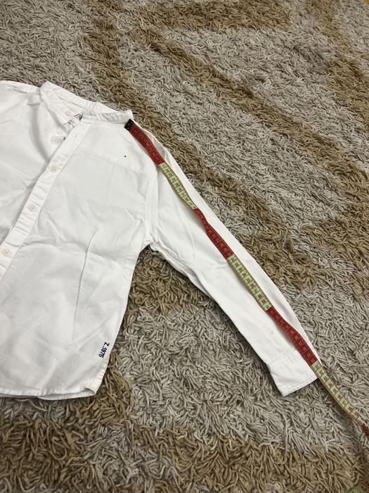 Біла сорочка zara на зріст 120см 6-7 років