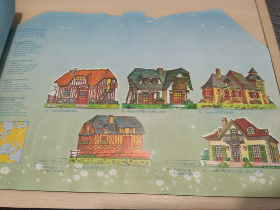Caderneta de cromos "As Minhas Casinhas e seus Habitantes" - raridade