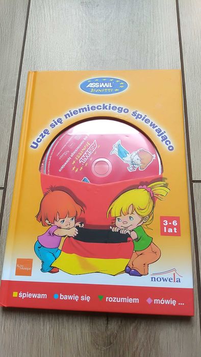 Uczę się niemieckiego śpiewająco Nowa 3-6 lat