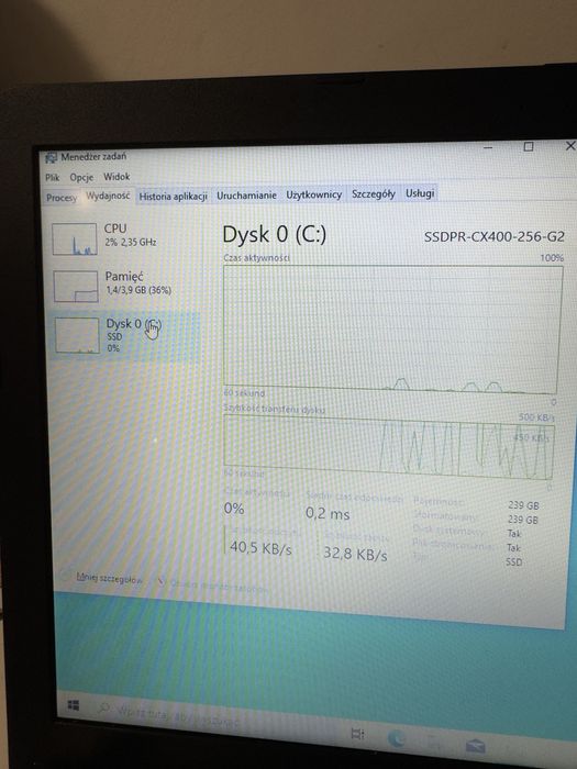 Laptop Asus X540L i5 dysk ssd