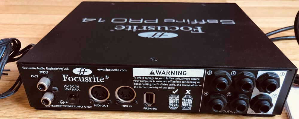 Placa de Som Focusrite Saffire Pro 14