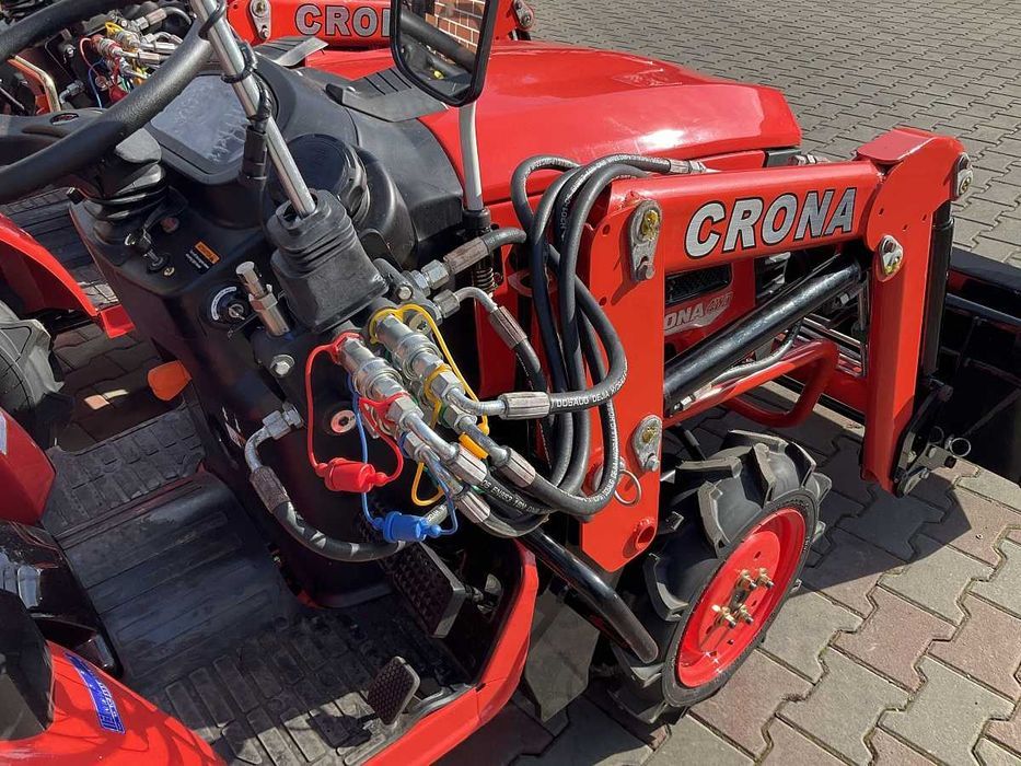 Traktor ciągnik CRONA CR254 4x4 25KM Homologacja DIESEL + ŁADOWACZ TUR