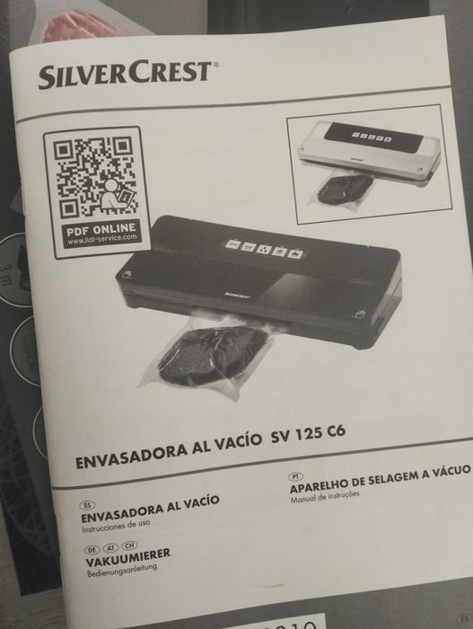 máquina de embalar a vácuo sem  sacos.