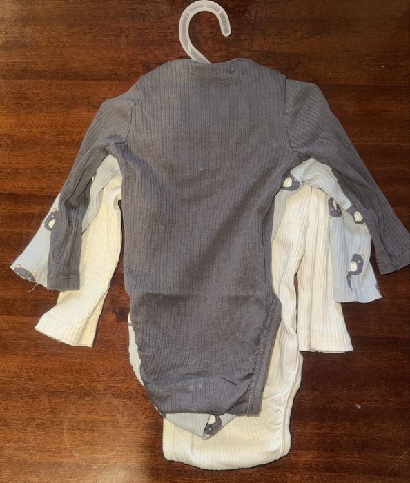 Боді з довгим рукавом, комплект 3 штуки