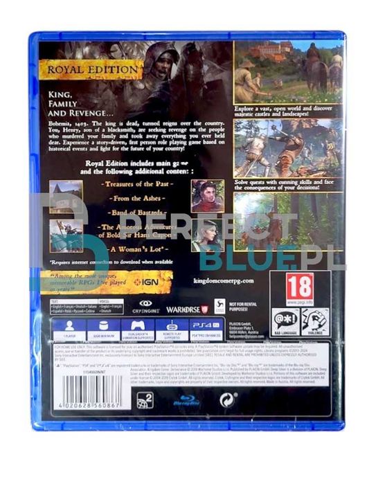 Kingdom Come Deliverance Royal Edition / Gra PS4 / Napisy PL / Służew