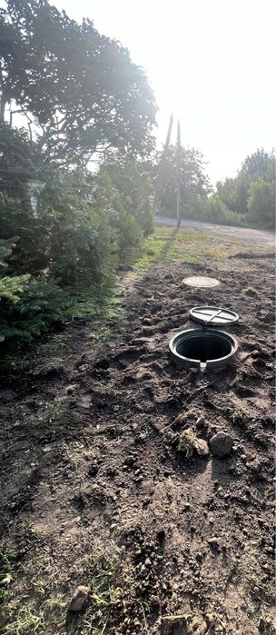 Септик під ключ. Кільця бетонні, Траншеї, Вигрібні ями