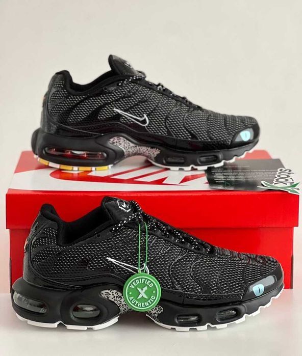 !SALE! Nike Air Max Plus TN Black/White 37 38 39 40 41 42 43 44 45 46