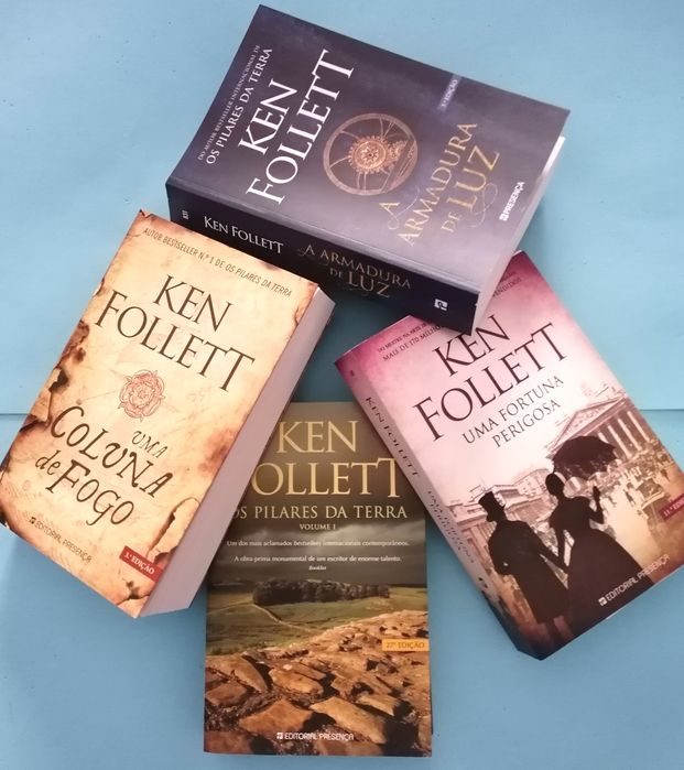 10 livros Ken Follett-NOVOS-Desde 6,90€-Portes grátis-ler descrição