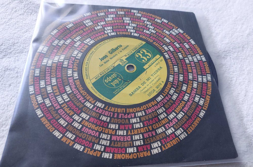 Single João Gilberto edição Argentina 1961