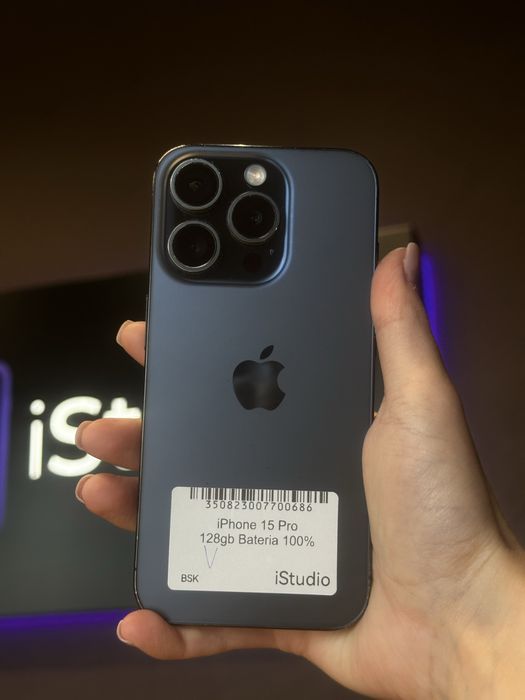 RATY 0% iPhone 15 Pro 128GB BATERIA 100% GWARANCJA 12 miesiecy!!!