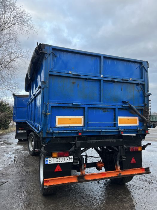 КамАЗ 55102 самоскид з причепом