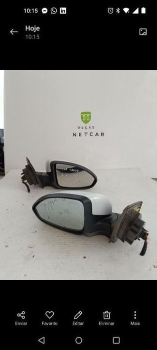 espelho retrovisor  direito Chevrolet cruze 2011