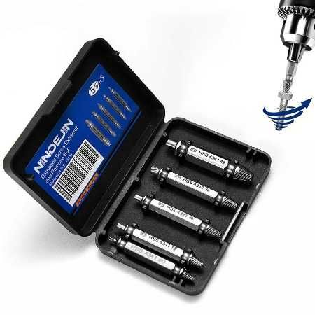 Broken Screw Extractor Set – Packaged in Box – Dimensions Shown in Photos64409497894659123