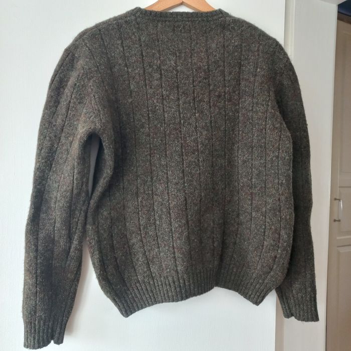 100%lã Cortefiel camisola verde