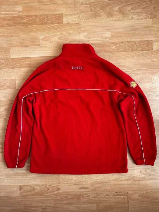 Vintage Ferrari Racing Fleece 1/4 Zip Michael Schumacher 1998 Quarter