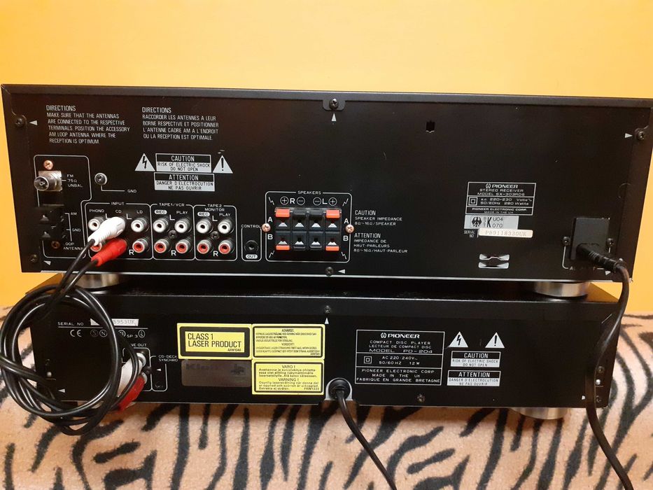 Pioneer zestaw Hi-Fi Amplituner SX-303RDS+odtwarzacz CD Pioneer PD-204