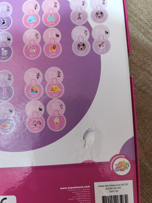 Puzzle alfabet Minnie