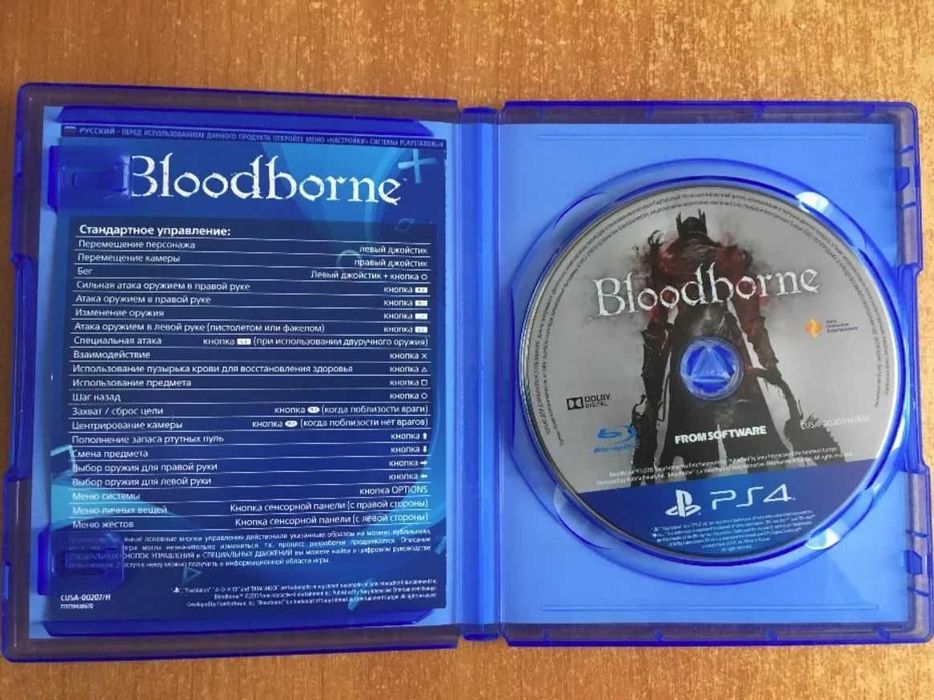 Игра Bloodborne на PS4 диск